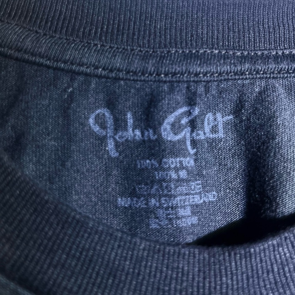 Brandy Melville Black Radio Silence T-Shirt - Picture 3 of 3